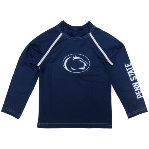 toddler navy long sleeve rashguard performance tee Penn State and Athletic Logo
